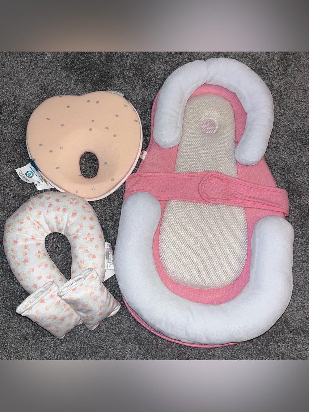 Baby Head Support Bundle – Newborn Pillow Set